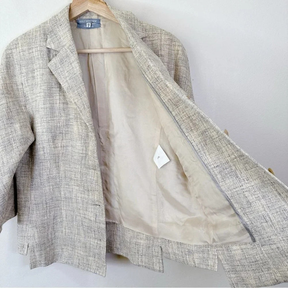 Holt Renfrew True Hemp Heathered Button Slim Fit  Blazer - Picture 13 of 16